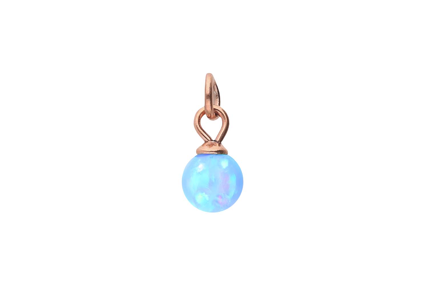 Chirurgenstahl Anhänger für Clicker SYNTHETISCHER OPAL